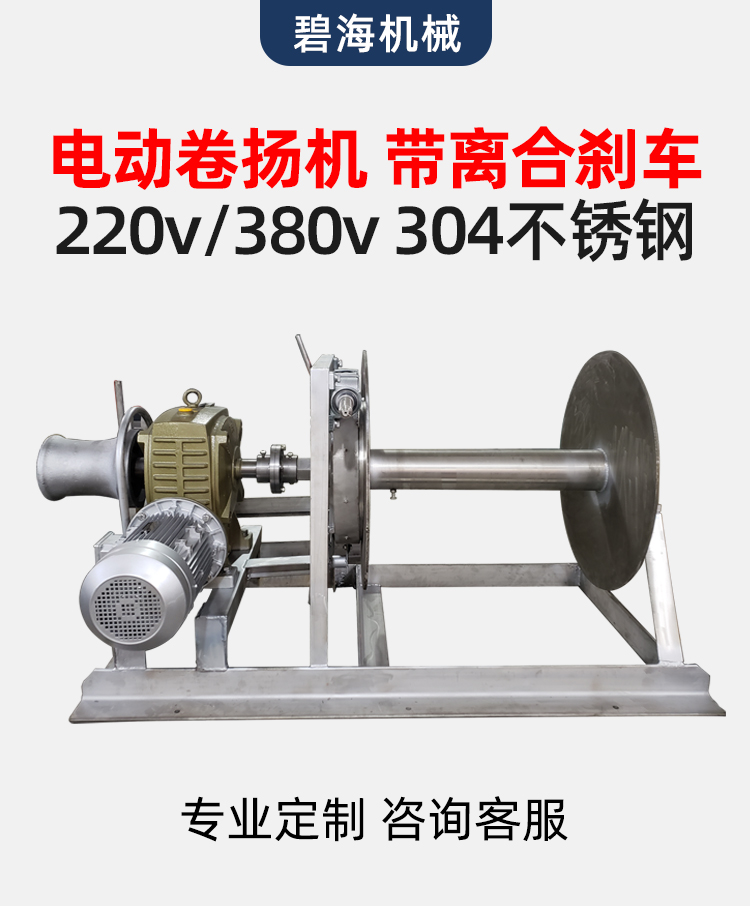 电动不锈钢卷扬机220v/380v(图1)